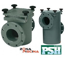 Prefiltro bombas instalaciones en linea horizontal Fundicion Psh
