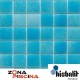 Gresite piscinas Hisbalit azul celeste CARIBE NIEBLA