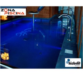 Gresite piscinas Hisbalit azul unicolor liso ASON htk