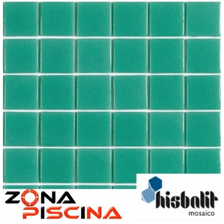 Gresite piscinas Hisbalit verde unicolor liso CUBAS htk