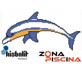 Gresite piscinas dibujo DELFINO / DELFIN HTK