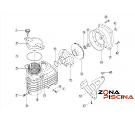 Repuestos / recambios bomba ONDINA OK Kripsol Hayward piscinas