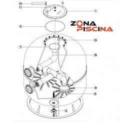 Repuestos / Recambios filtro industrial ARTIK AK KRIPSOL piscinas