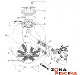 Repuestos / recambios filtro BALEAR BL KRIPSOL  piscinas