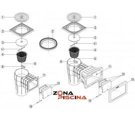 Repuestos / Recambios Skimmers KRIPSOL piscinas