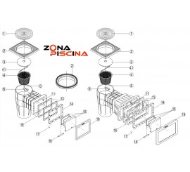 Repuestos / Recambios SKIMMERS LINER KRIPSOL piscinas