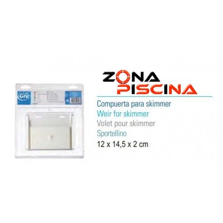 Compuerta piscina para skimmer Gre AR501