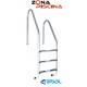 Escalera asimétrica acero inoxidable piscinas estandar