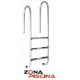 Escalera para piscina asimétrica muro KRIPSOL