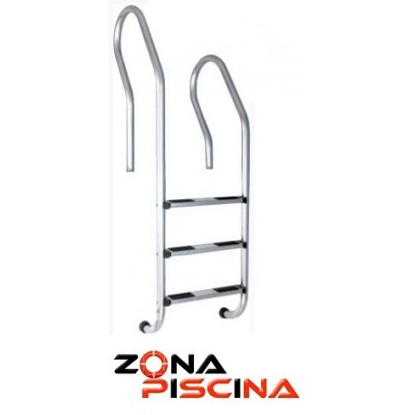 Escalera para piscina asimétrica mixta KRIPSOL