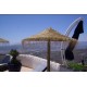 Sombrilla de esparto para piscinas, playa, jardin, hotel
