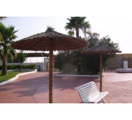 Sombrilla de brezo para piscinas, playa, jardin, hotel