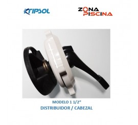 Distribuidor cabezal para  válvula selectora de Kripsol piscinas