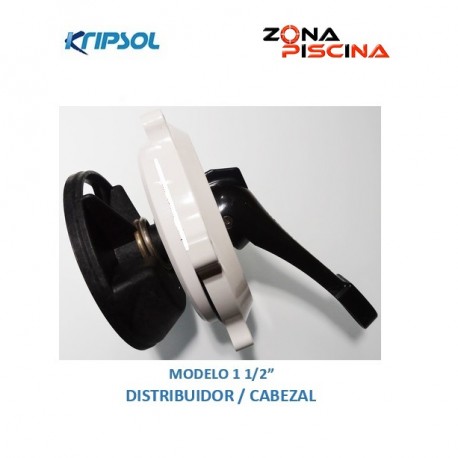 Distribuidor cabezal para  válvula selectora de Kripsol piscinas