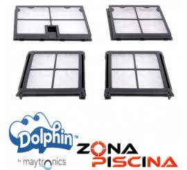 Repuesto Kit filtros primavera limpia fondos automáticos Dolphin Maytronics