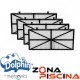Repuesto Kit filtros ultra fino de acceso superior Dolphin Maytronics 9991432.