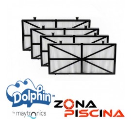 Repuesto Kit filtros ultra fino de acceso superior Dolphin Maytronics 9991432.