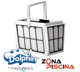 Cesto filtración para limpia fondos Dolphin Maytronics.