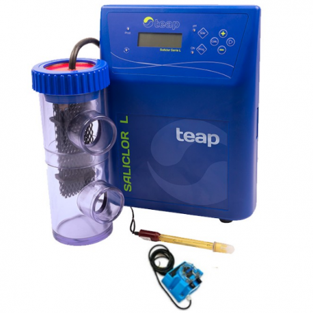 Clorador Salino para piscinas Saliclor L con PH teap