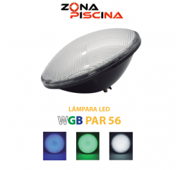 Lampara bombilla proyector / foco wgb con nicho par56 para piscinas