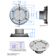 Boquilla de impulsión regulable de aire para spas, jacuzzis, piscina, AstralPool