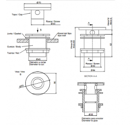 Toma de aire regulable para spas AstralPool referencia 04045