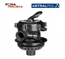 Valvula selectora top / superior de 1½" 34546 Flat Top de AstralPool