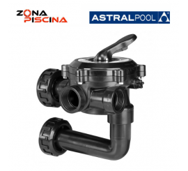 Valvula selectora de 1½" 34543 Flat lateral de AstralPool