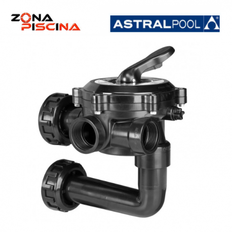 Valvula selectora de 1½" 34543 Flat lateral de AstralPool