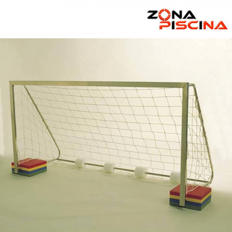 Porteria inoxidable de waterpolo, piscinas de competicion