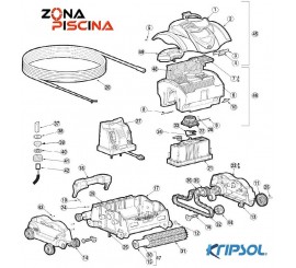 Recambios limpiafondos Atlantis Evo KRIPSOL