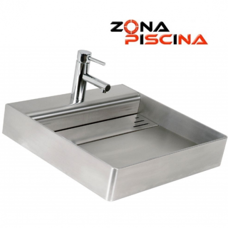 lavabo / lavamanos acero inoxidable de piscinas, baños, vestuarios, calidad marina