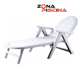 Tumbona plegable con ruedas y reposabrazos para piscinas, jardin para piscinas, jardin