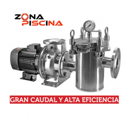 Bomba centrifugas de piscinas y piscifactorias de acero inoxidable 304