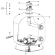Recambio tapa filtro industrial Faber FB/FA/FBSCN  Fiberpool piscina, pool