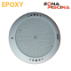 Proyector foco piscina led blanco de resina Epoxy, extra plano 