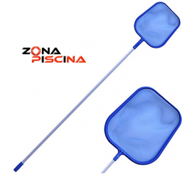 Recogehojas piscinas plano con pertiga 1.50cm clip