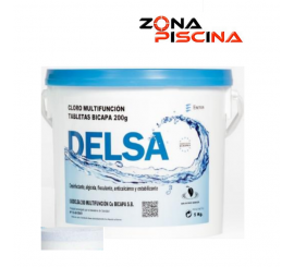 Cloro multifunción bicapa Delsa / Ercros piscina, 5 +1 (6-acciones)
