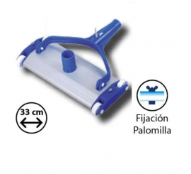 Carro limpiafondos aluminio para limpieza de piscinas