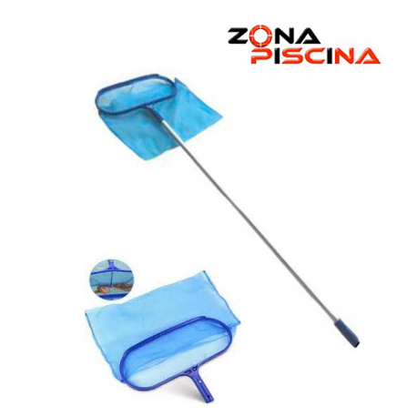 Recogehojas piscinas fondo bolsa con pértiga 1.50cm clip