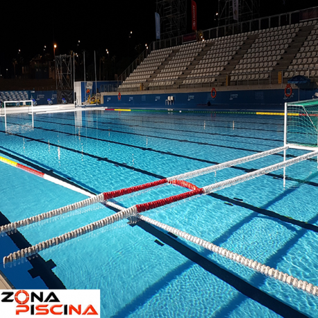 Línea transversal de 11 mt. de waterpolo para piscinas de competicion