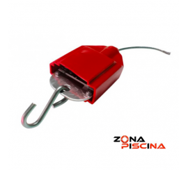 Tensor especial rojo capuchon para cable corcheras de piscinas competicion, olimpicas