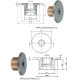 Boquilla impulsor impulsión piscinas bronce acero inoxidable