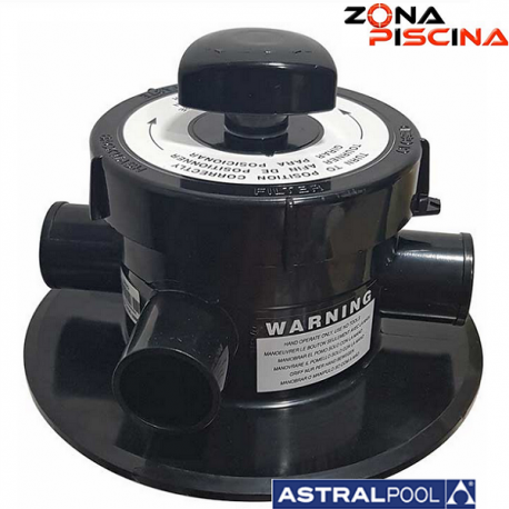 Válvula Selectora TOP con salida a 38mm AstralPool para piscinas
