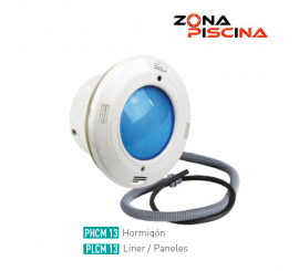 Proyector foco led colores con nicho para piscinas Kripsol