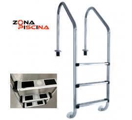 Escalera serie estandar acero inoxidable aisi 316 para piscina