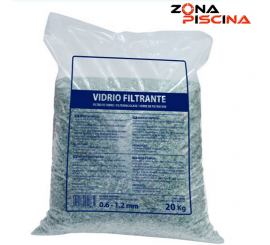 Vidrio filtrante para filtro depuradora de piscinas