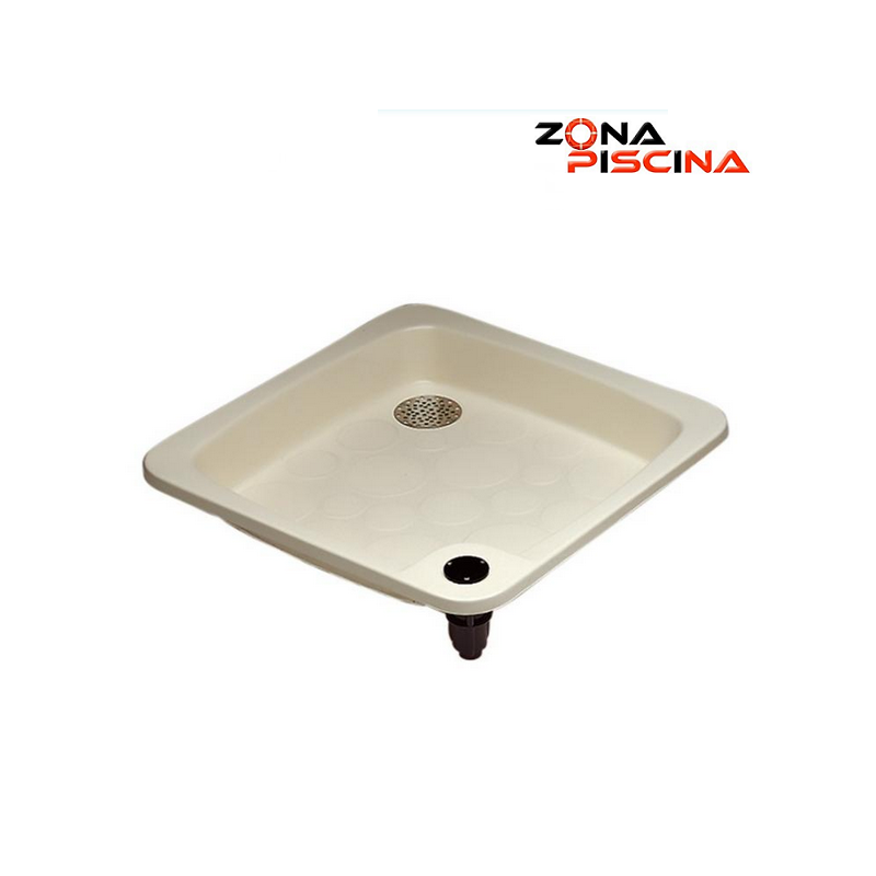 Plato-de-ducha-chino-lavado-80x80-blanco-(piscina) Grupo Unamacor S.L.