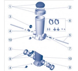 Recambios / Repuestos dosificador de cloro pastillas AstralPool piscinas
