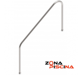 Pasamanos piscinas fabricado en acero inoxidable AISI 304 con pletina